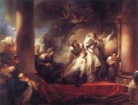 Fragonard, Jean-Honore - Coresus Sacrificing himselt to Save Callirhoe